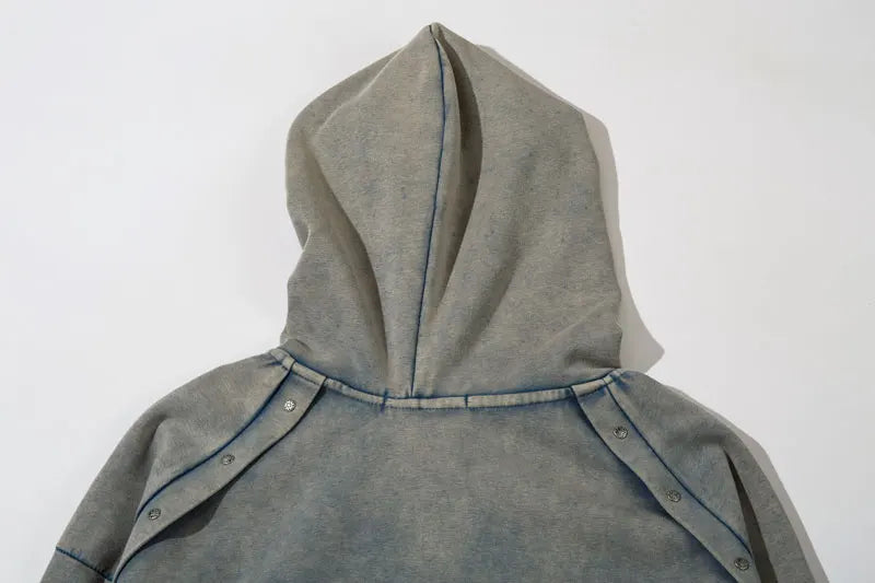 CARNIVL™ Gray Shade Zip-up Hoodie