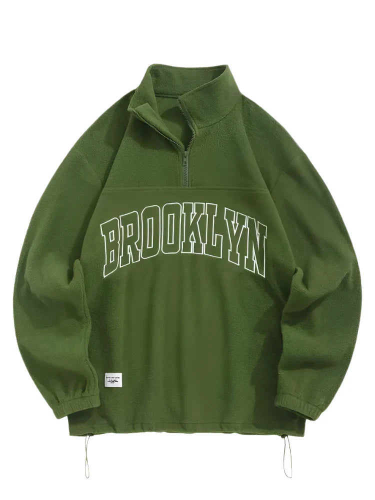 CARNIVL™ Brooklyn Green Half-Zip Sweater