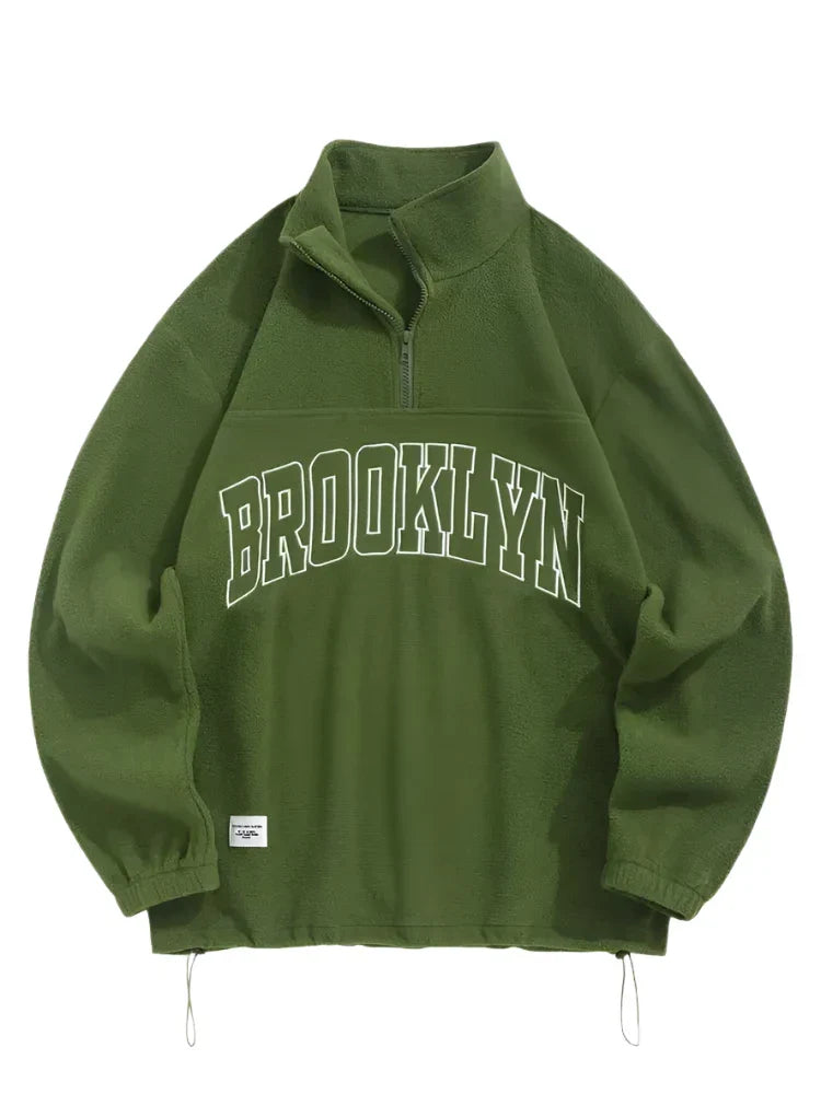 CARNIVL™ Brooklyn Green Half-Zip Sweater