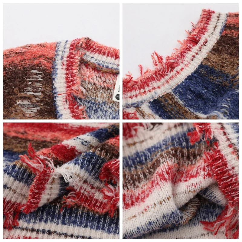 CARNIVL™ Vintage Ripped Knitted Vest