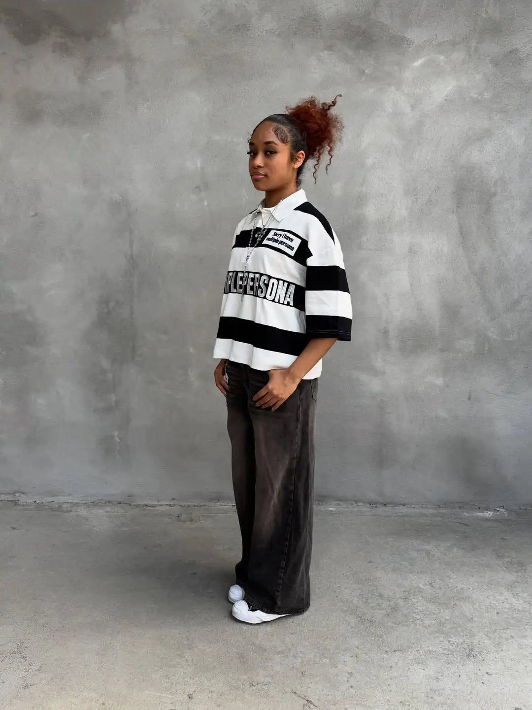 CARNIVL™ Multiple Persona Oversized Polo Shirt