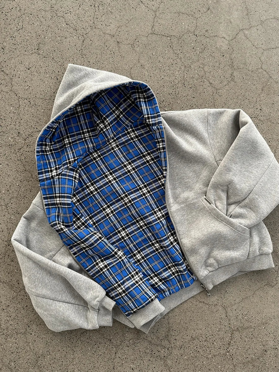 CARNIVL™ Minimal Patternz Zip-Up Hoodie