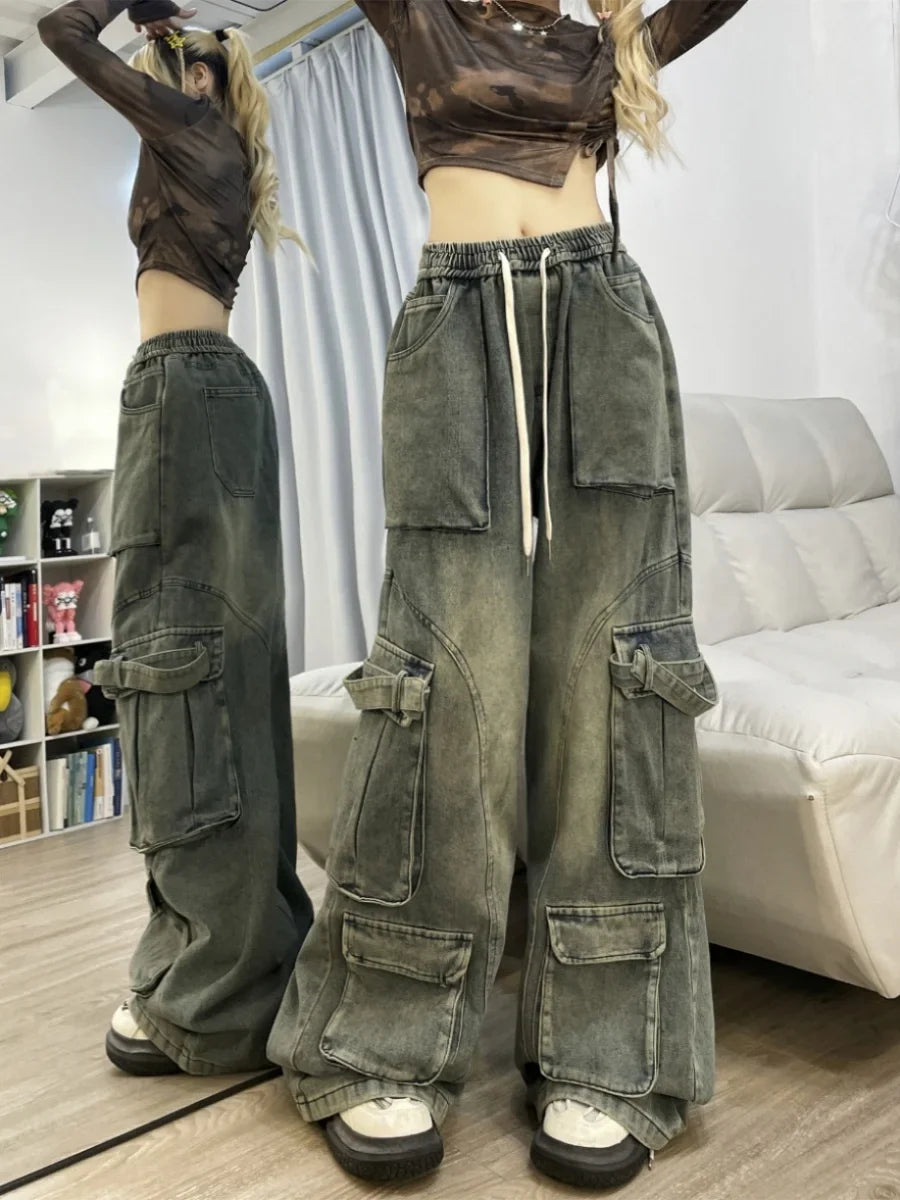 CARNIVL™ Midnight Nomad Cargo Denims