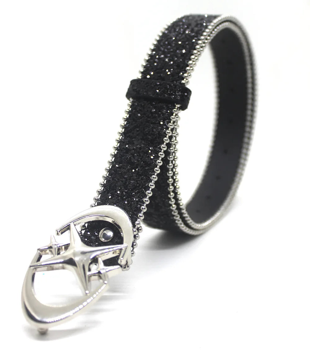 CARNIVL™ X'ed Out Rhinestone Belt