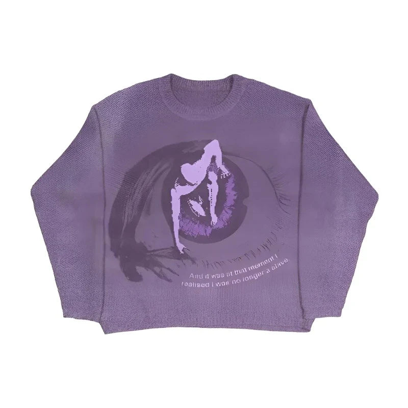 CARNIVL™ Violet Vision Knitted Sweater