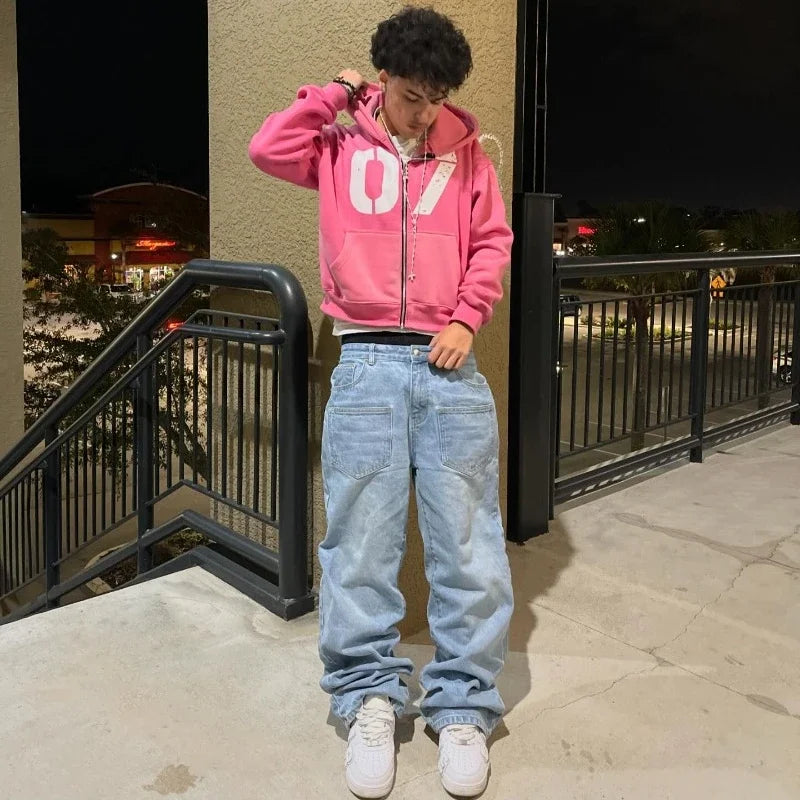 CARNIVL™ Flourished Fade Loose Denim