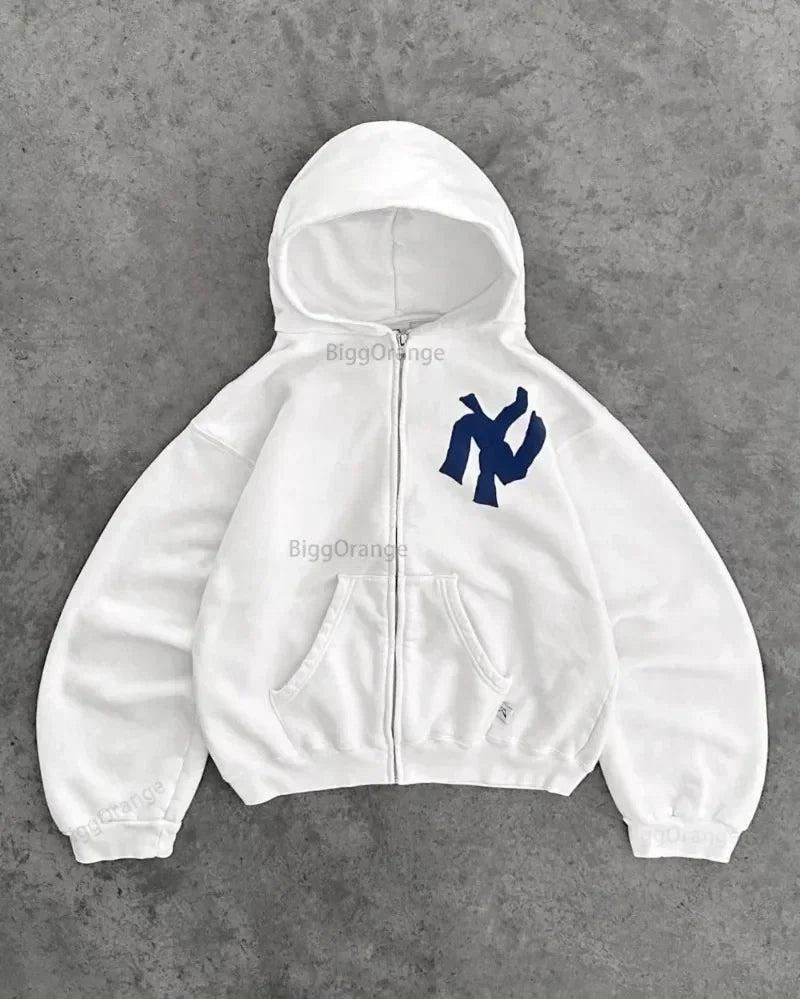 CARNIVL™ Vintage NY Zip-Up Hoodie