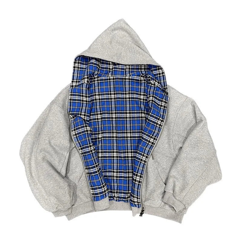 CARNIVL™ Minimal Patternz Zip-Up Hoodie