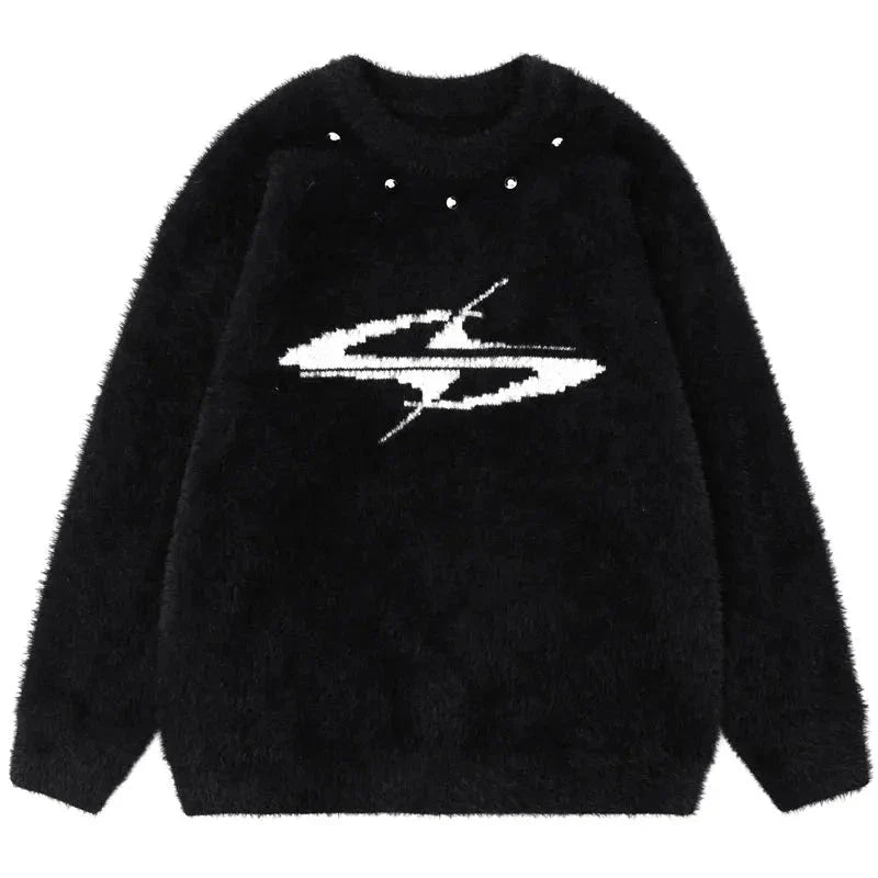 CARNIVL™ Y2K Stringy Knitted Sweater