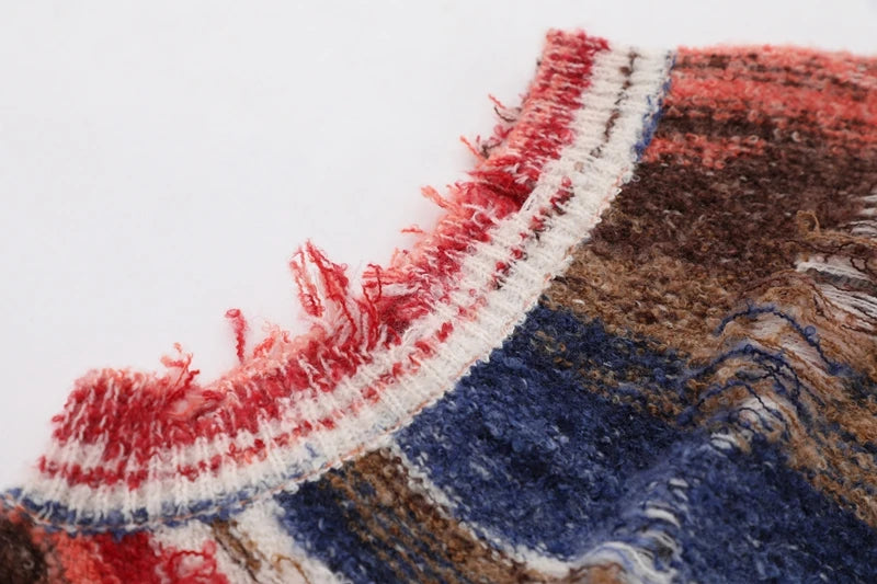 CARNIVL™ Vintage Ripped Knitted Vest