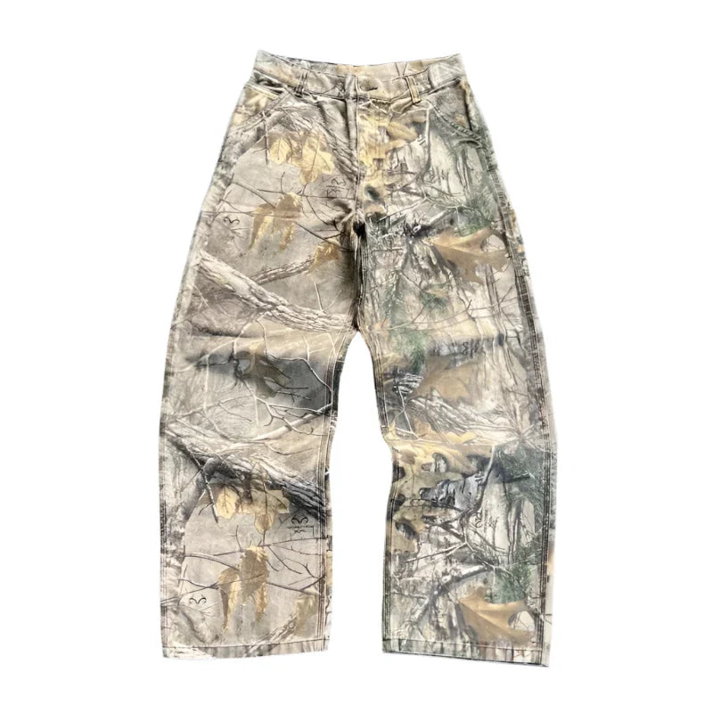 CARNIVL™ Vintage Cammo Loose Denim