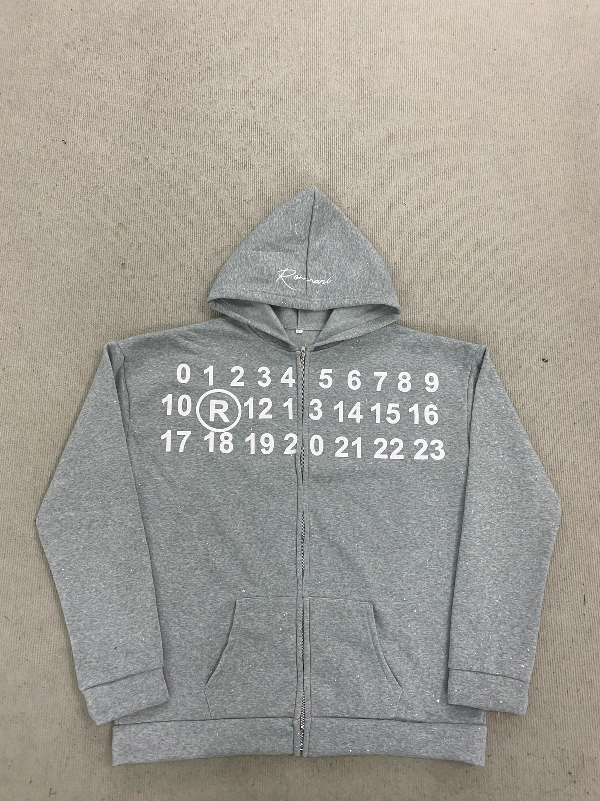 CARNIVL™ "All I See Is Numbers" Zip-Up Hoodie