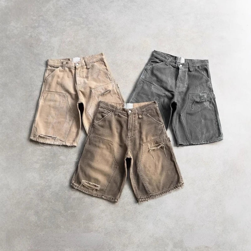 The CARNIVL™ Rust Shade Denim Shorts