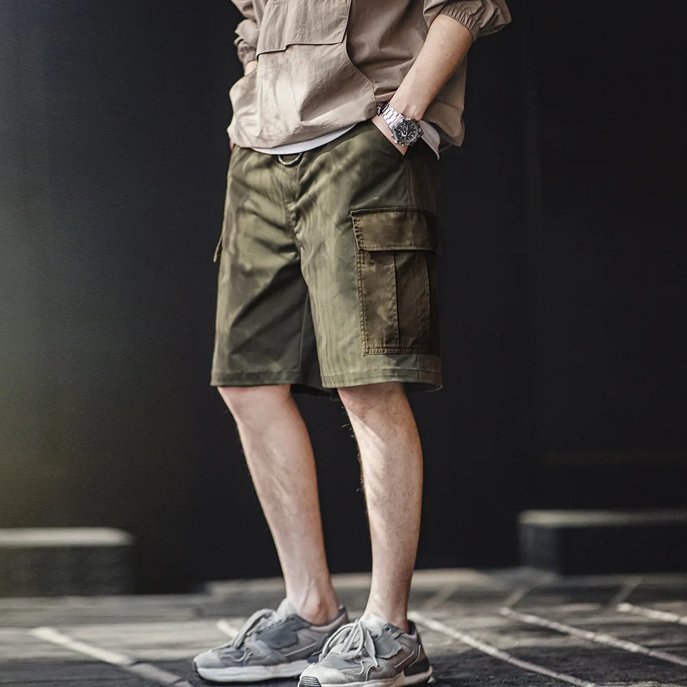 CARNIVL™ Vintage Green Pocket Shorts