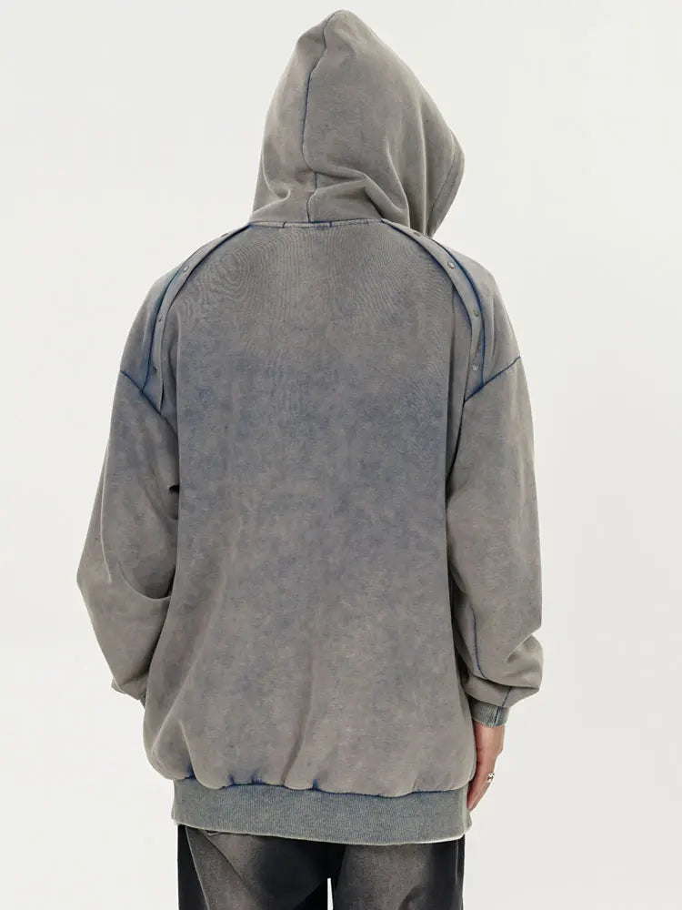 CARNIVL™ Gray Shade Zip-up Hoodie