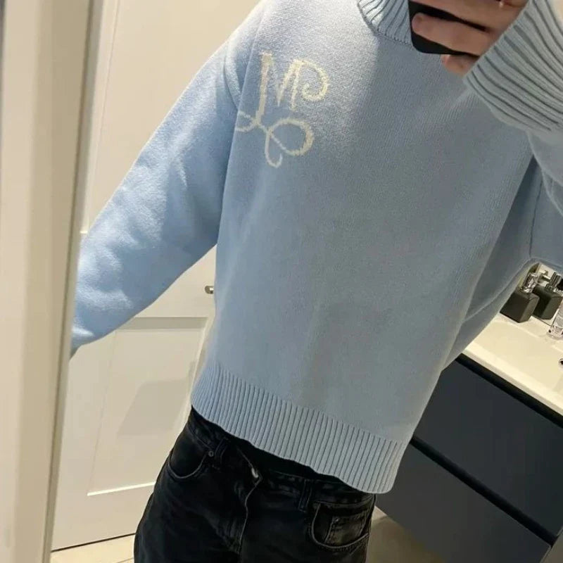 CARNIVL™ Curved Mirror Knitted Sweater