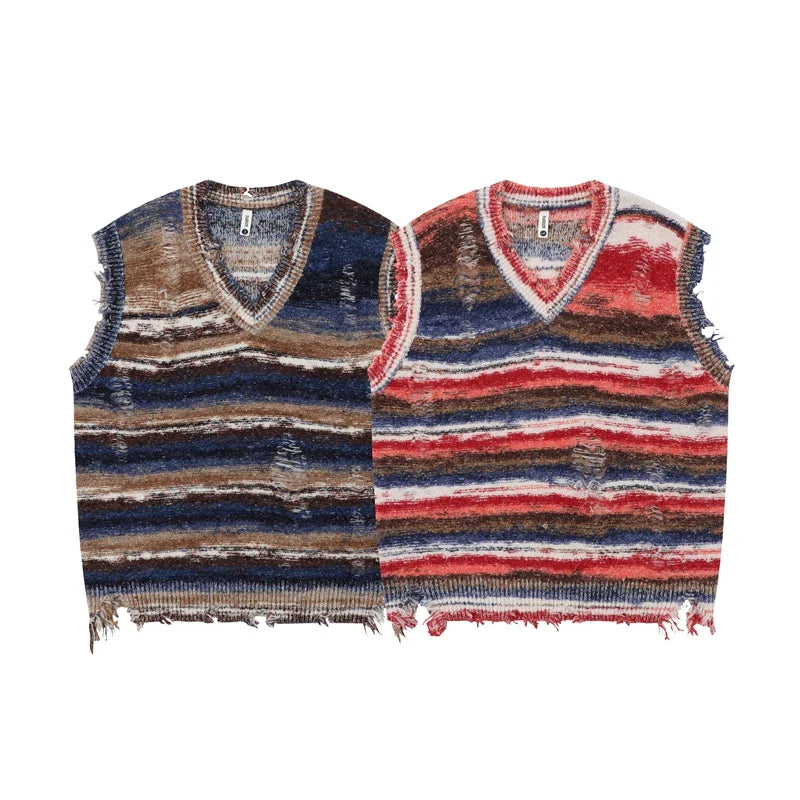 CARNIVL™ Vintage Ripped Knitted Vest