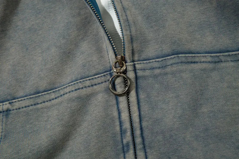 CARNIVL™ Gray Shade Zip-up Hoodie