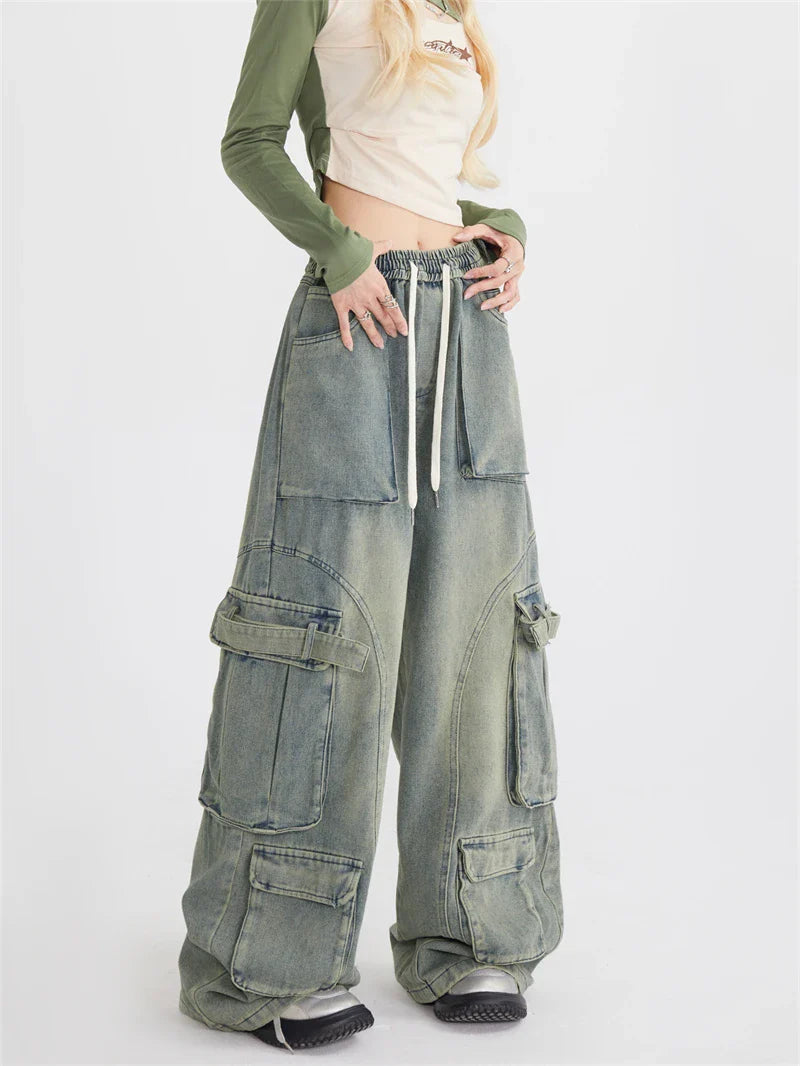 CARNIVL™ Grunge Pathfinders Cargo Denim