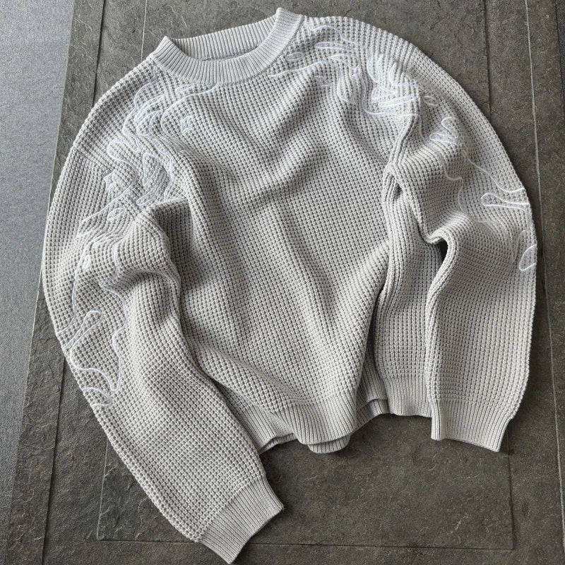 CARNIVL'™ Flowing Patternz Knitted Sweater