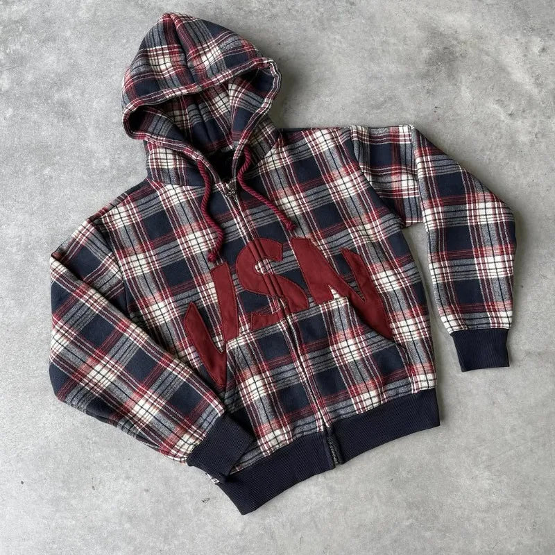 CARNIVL™ Blood Patternz Zip-Up Hoodie
