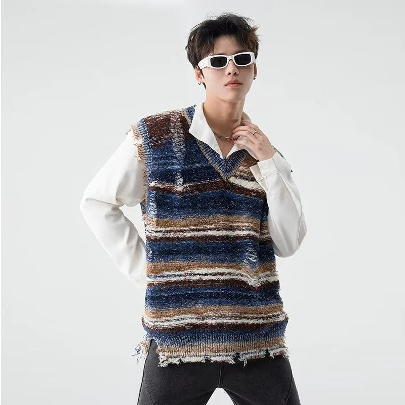 CARNIVL™ Vintage Ripped Knitted Vest