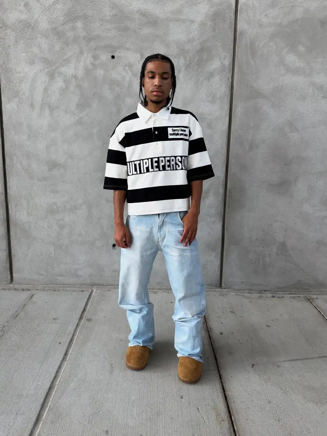 CARNIVL™ Multiple Persona Oversized Polo Shirt