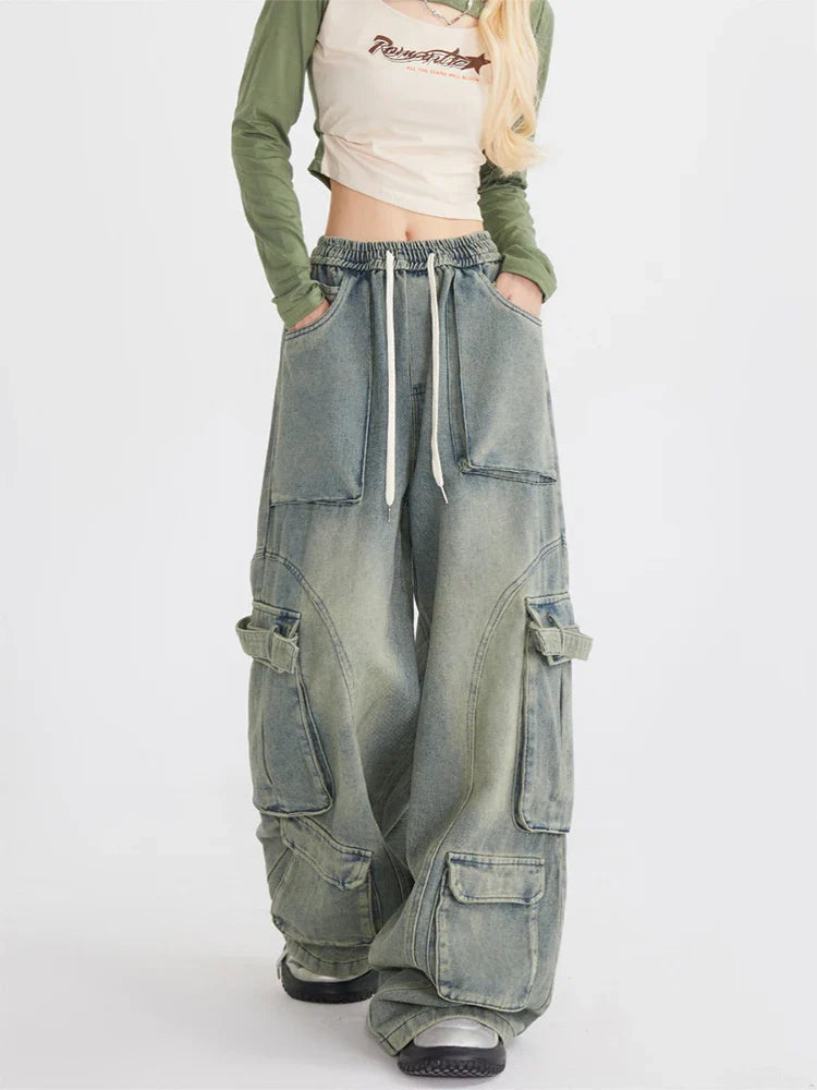 CARNIVL™ Grunge Pathfinders Cargo Denim