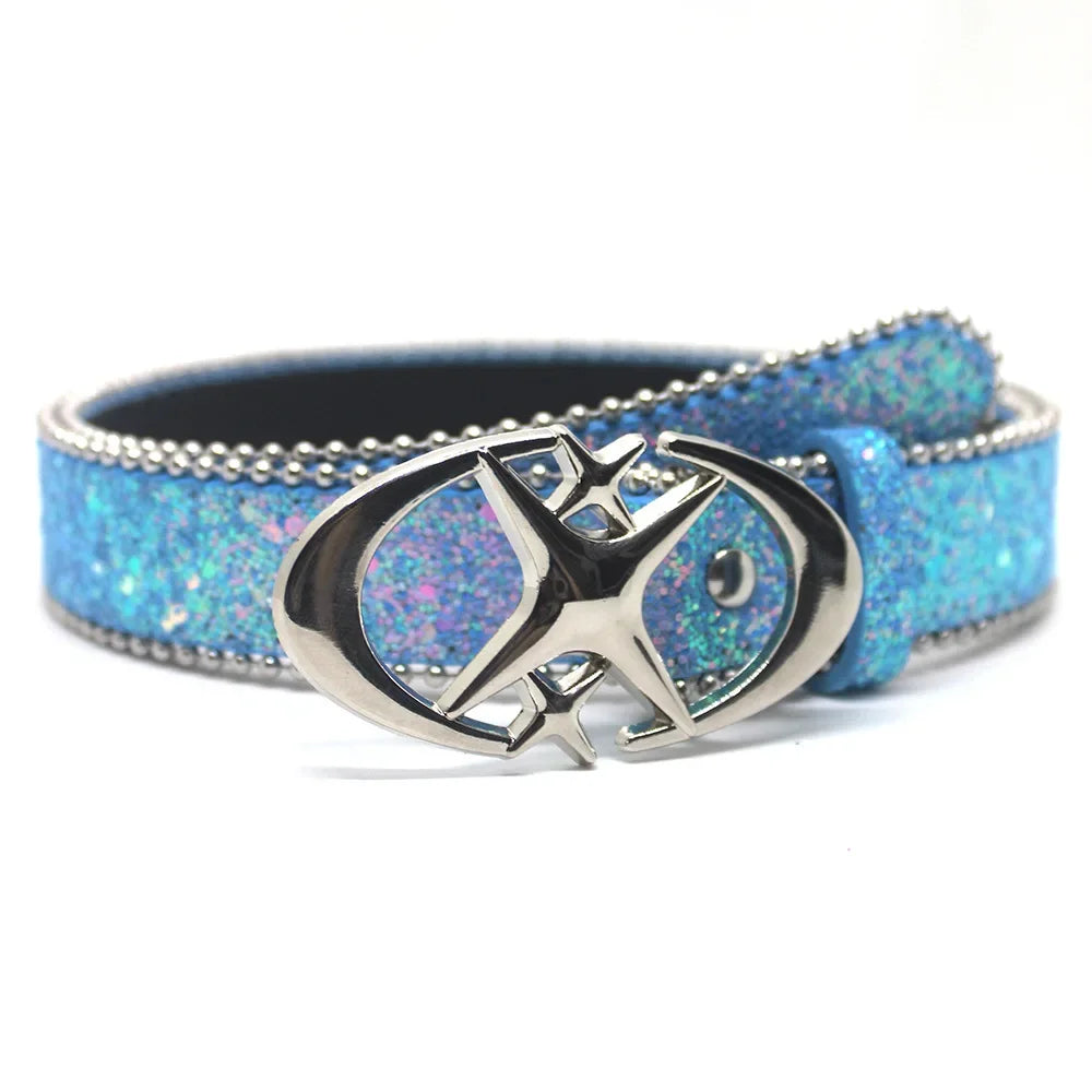 CARNIVL™ X'ed Out Rhinestone Belt