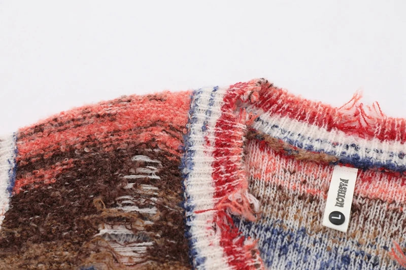 CARNIVL™ Vintage Ripped Knitted Vest