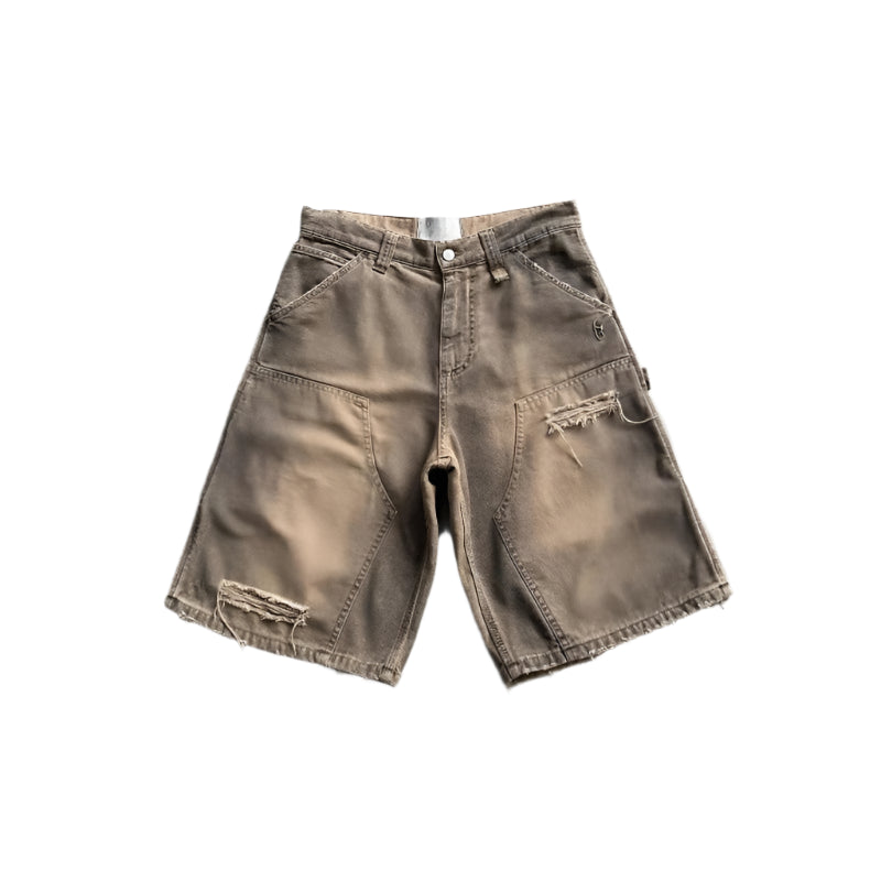 The CARNIVL™ Rust Shade Denim Shorts