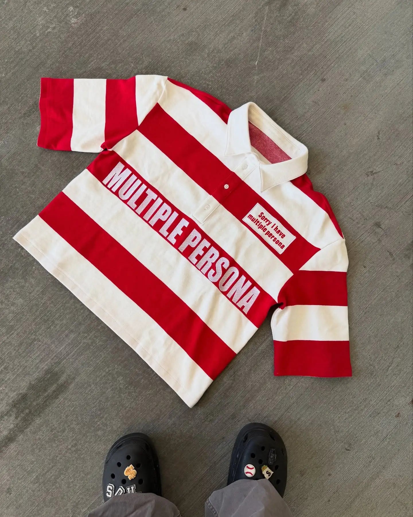 CARNIVL™ Multiple Persona Oversized Polo Shirt