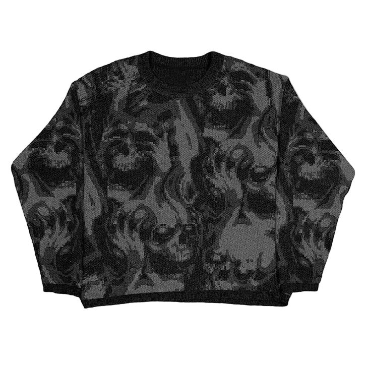 CARNIVL™ Astral Black Knitted Sweater