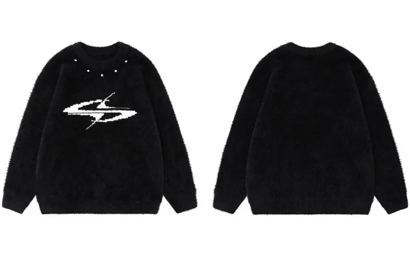 CARNIVL™ Y2K Stringy Knitted Sweater