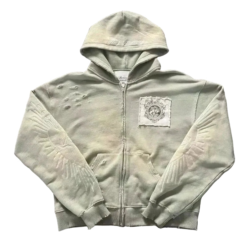 CARNIVL™ Elderflower Zip-up Hoodie