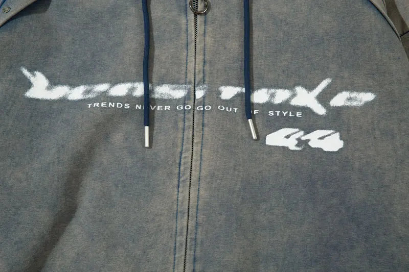 CARNIVL™ Gray Shade Zip-up Hoodie