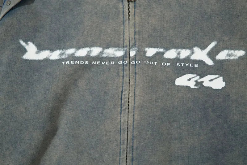 CARNIVL™ Gray Shade Zip-up Hoodie