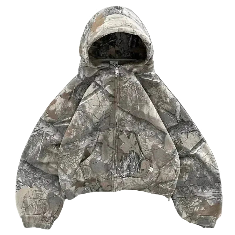 CARNIVL™ WL Cammo Zip-Up Hoodie