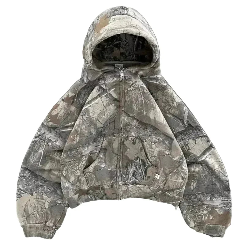 CARNIVL™ WL Cammo Zip-Up Hoodie