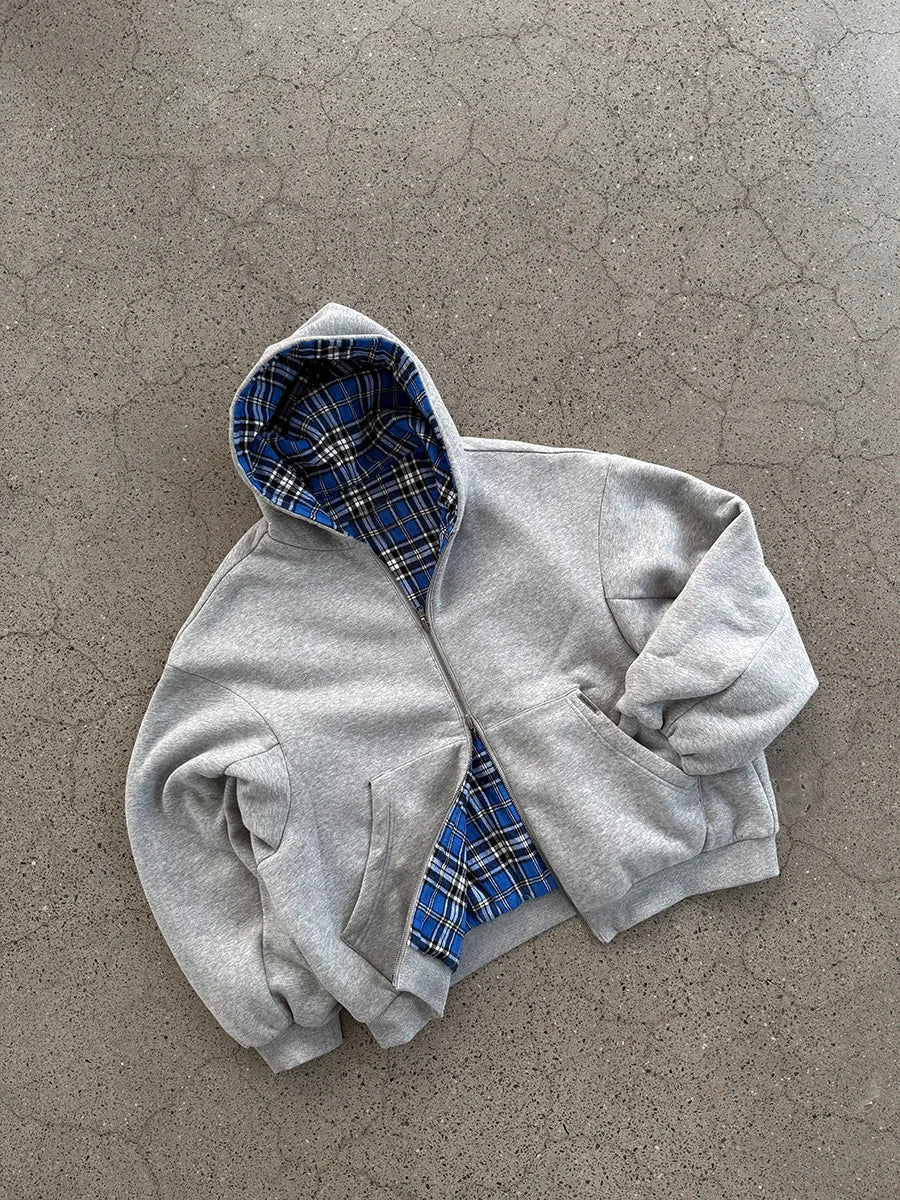 CARNIVL™ Minimal Patternz Zip-Up Hoodie