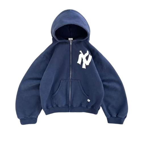 CARNIVL™ Vintage NY Zip-Up Hoodie