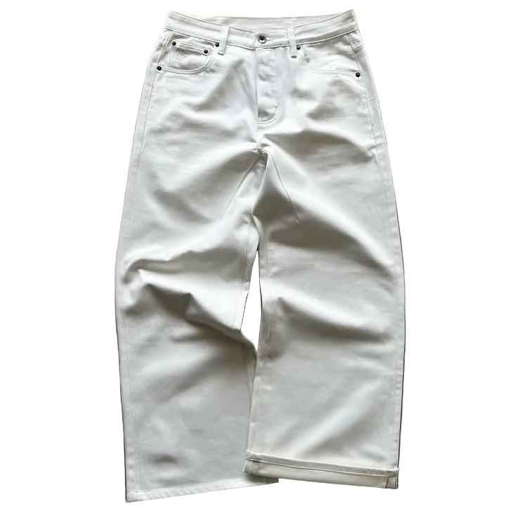 CARNIVL™ White Baggy Denim Jeans