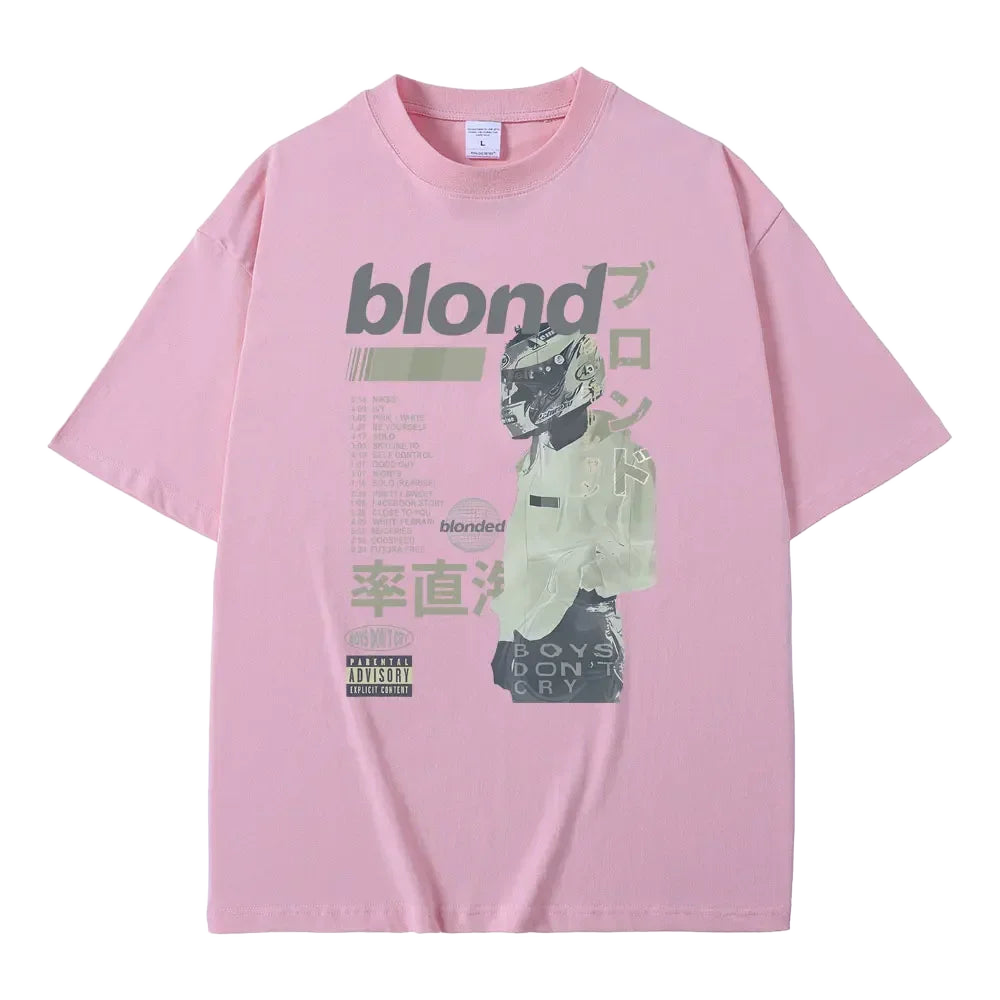 Frank Ocean Blond T-Shirt Pink - Official Album Tee | CARNIVL