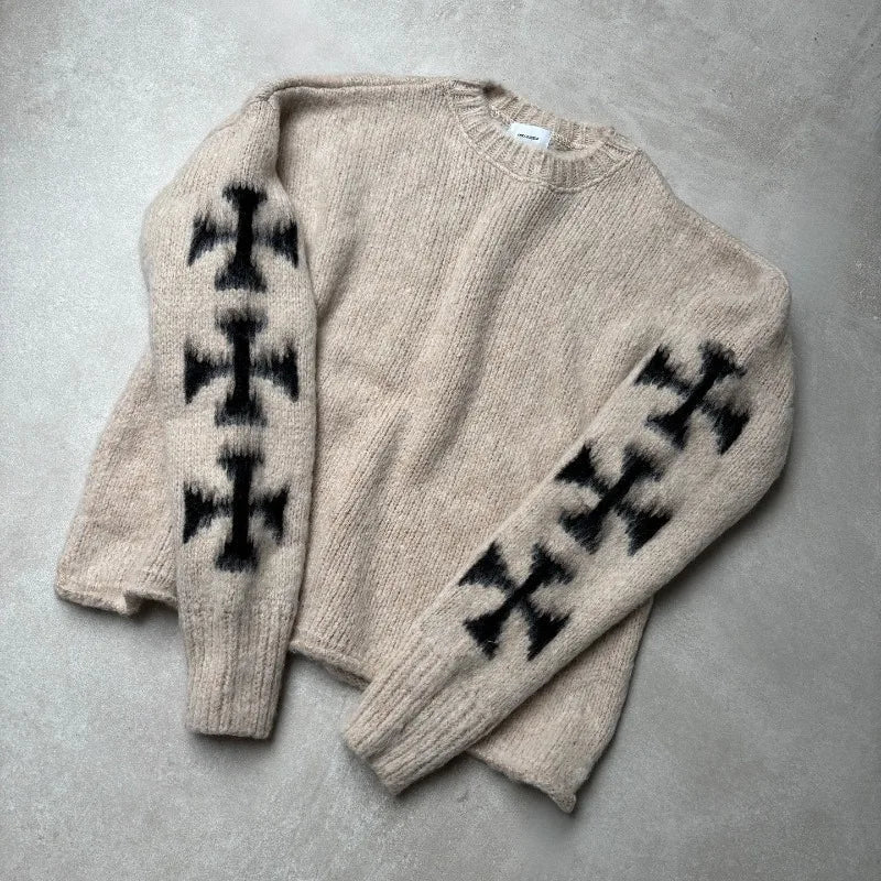 CARNIVL™ Crossed Arms Knitted Sweater