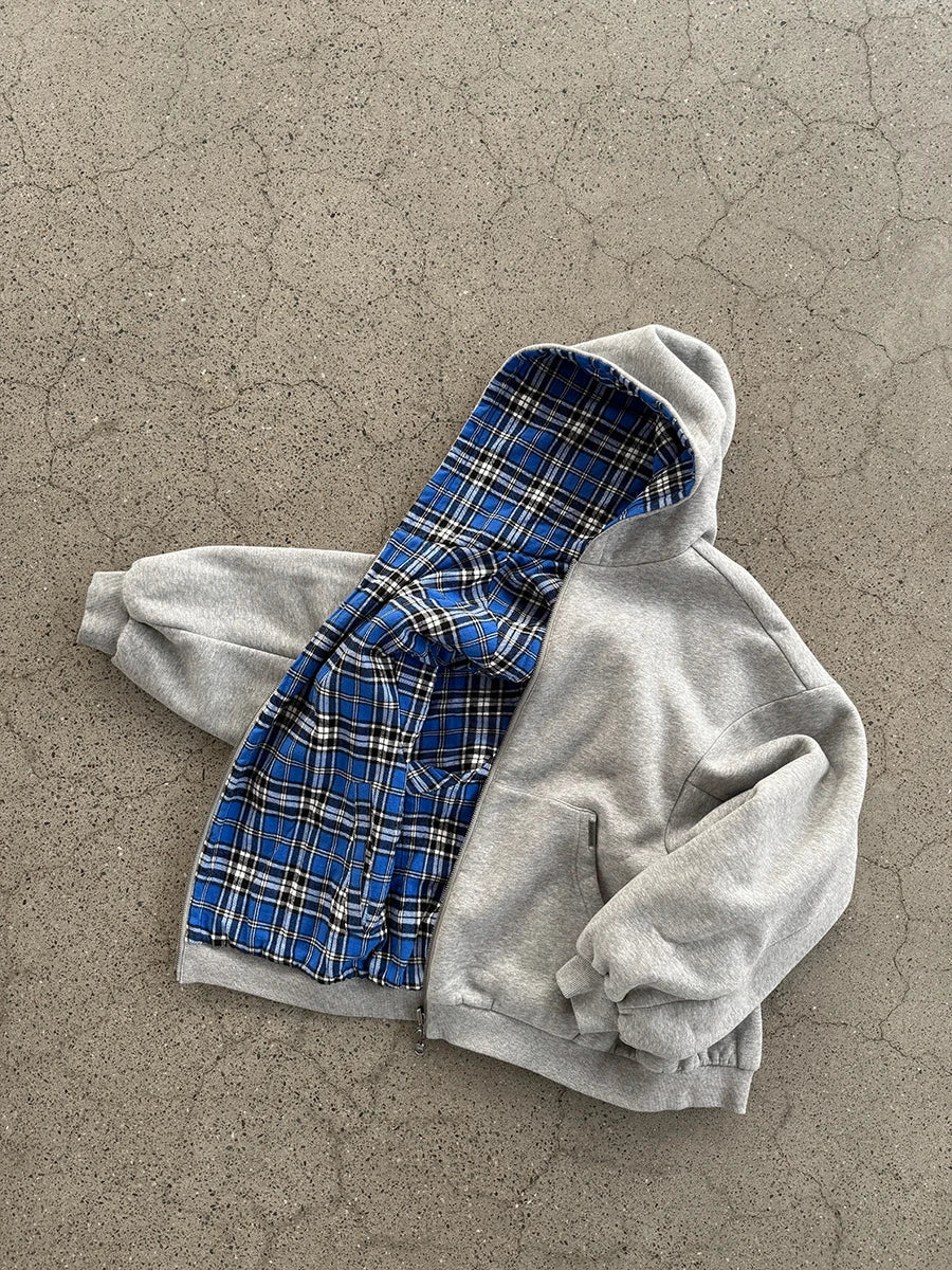 CARNIVL™ Minimal Patternz Zip-Up Hoodie