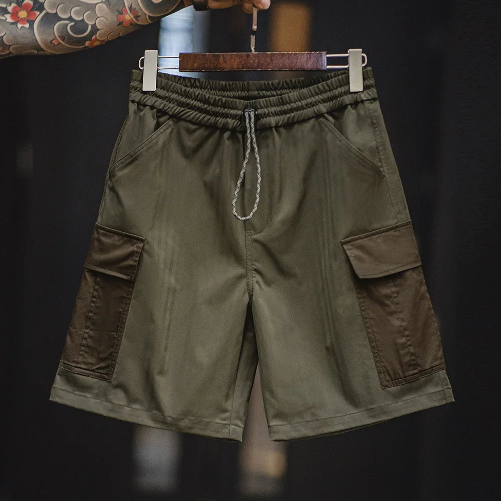 CARNIVL™ Vintage Green Pocket Shorts