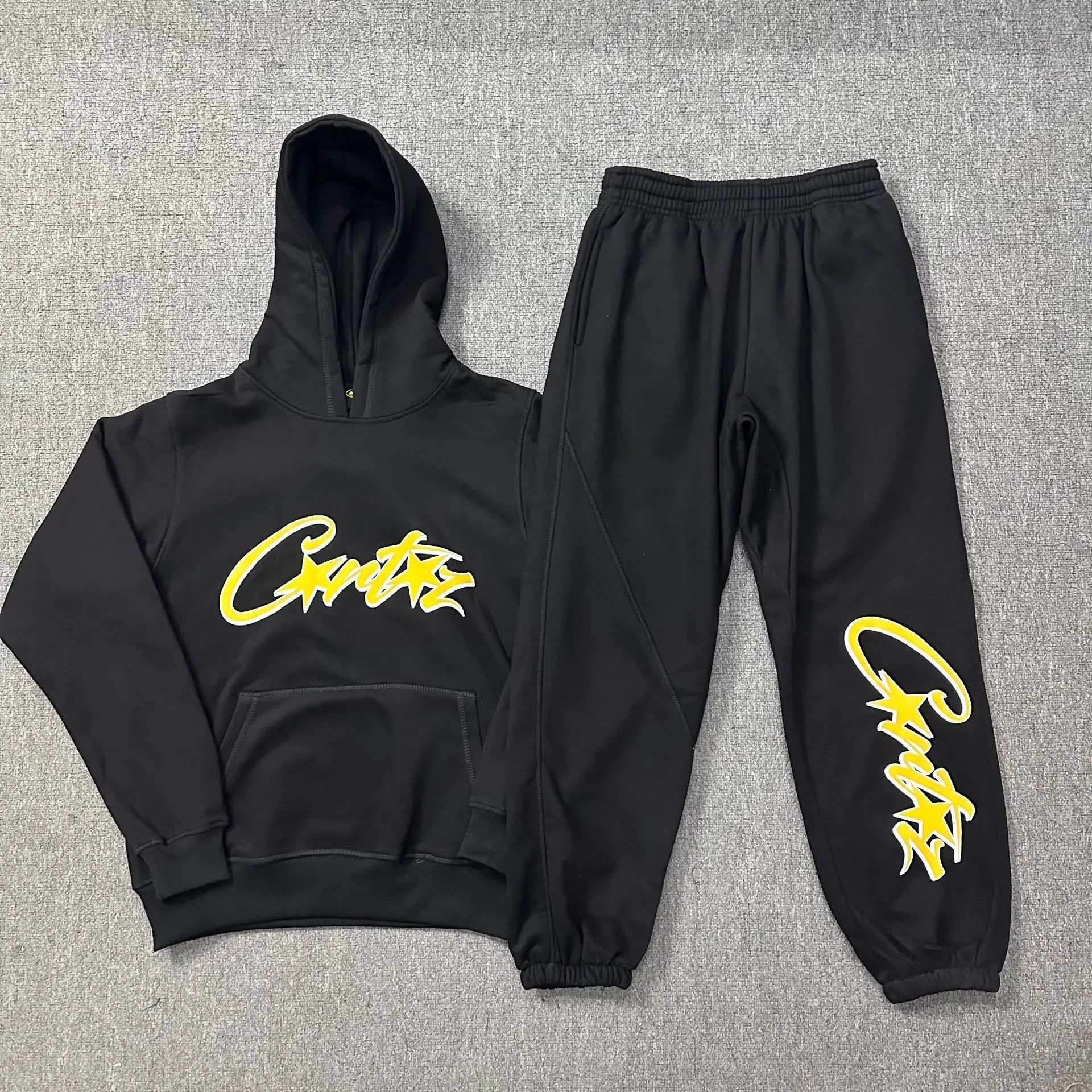 CRTZ x CARNVIL™ Black/Yellow Full Tracksuit (Pre-Owned)