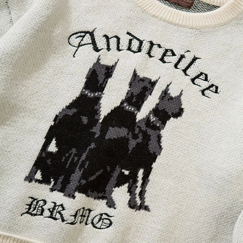 CARNIVL™ Doberman Knitted Sweater