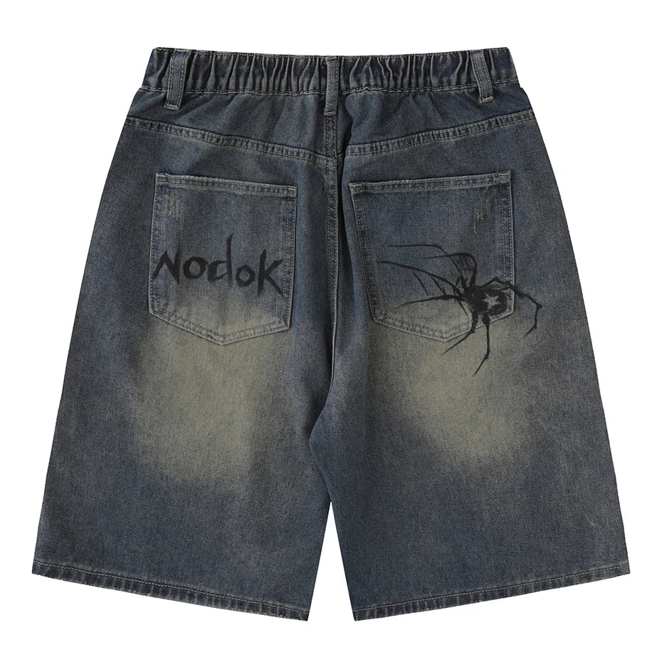 CARNIVL™ Spider Print Jorts