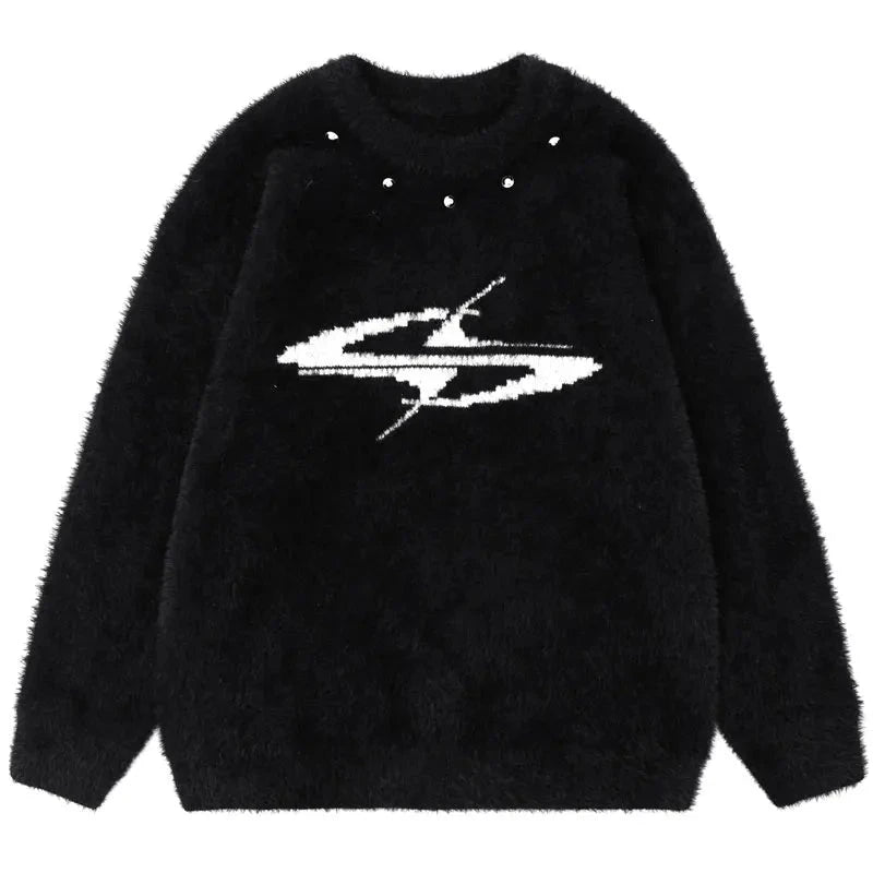 CARNIVL™ Y2K Stringy Knitted Sweater